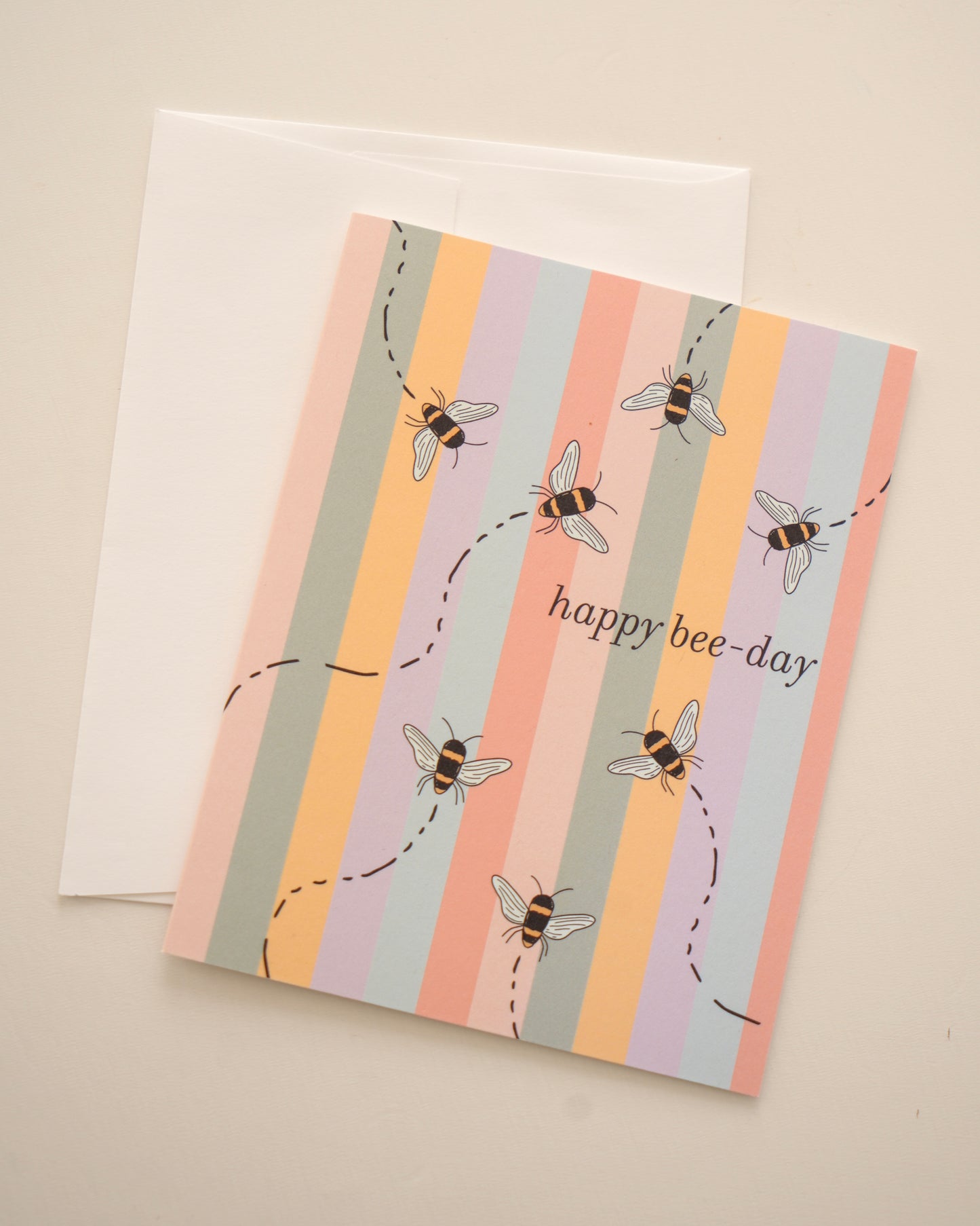 Bumble Bee Birthday Greeting Card