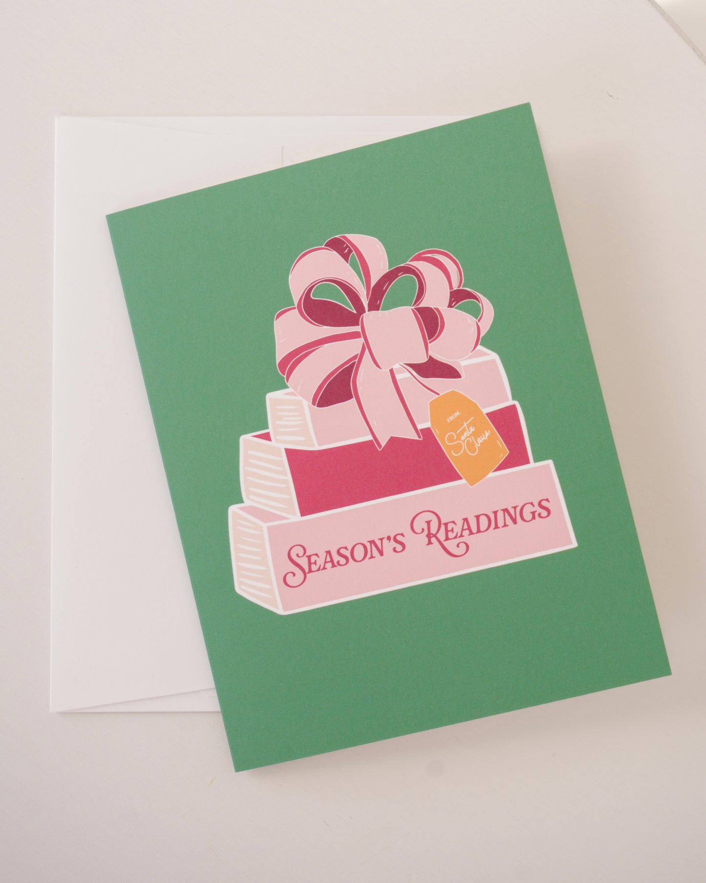 Season's Readings Christmas Greeting Card