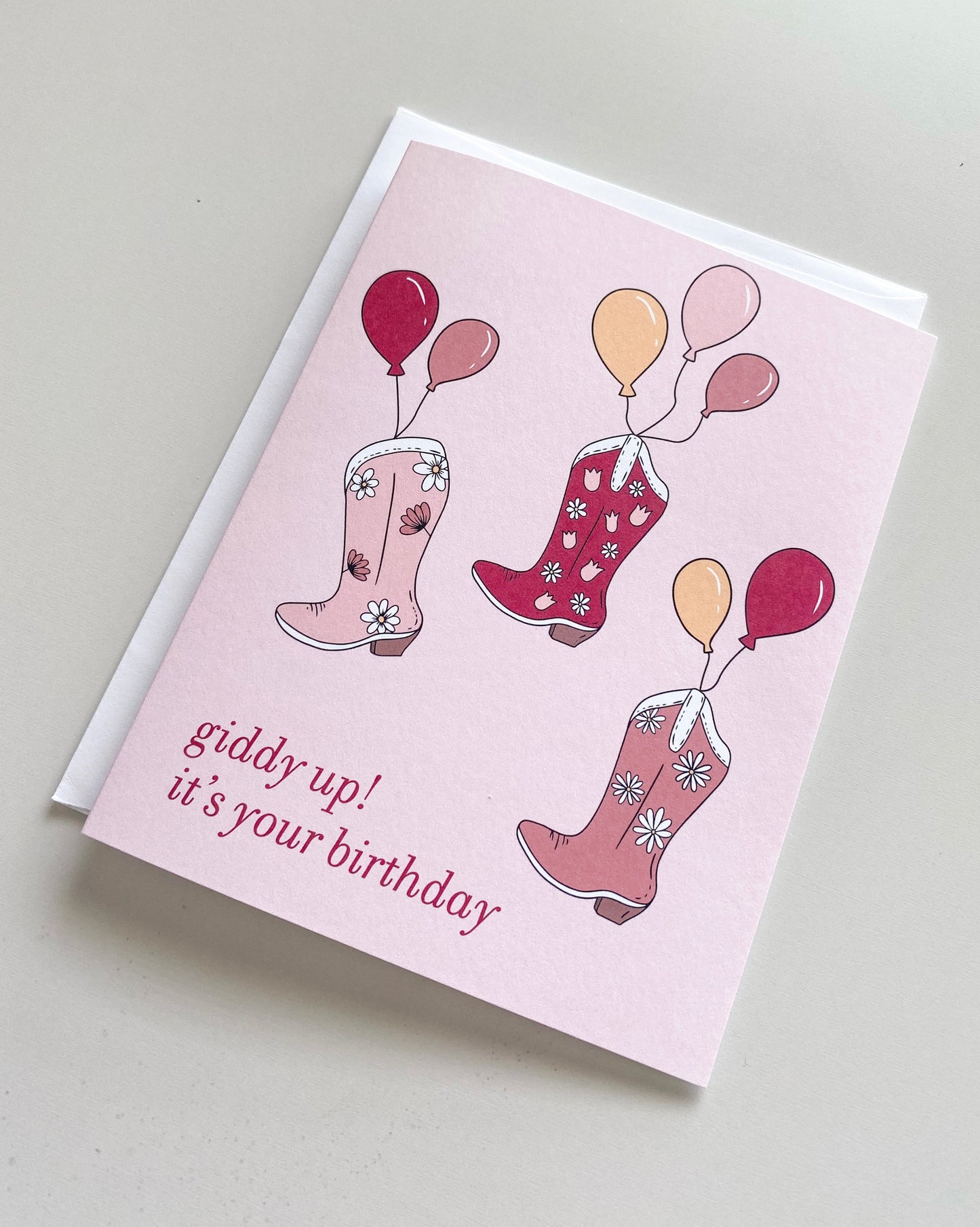 Cowgirl Birthday Greeting Card