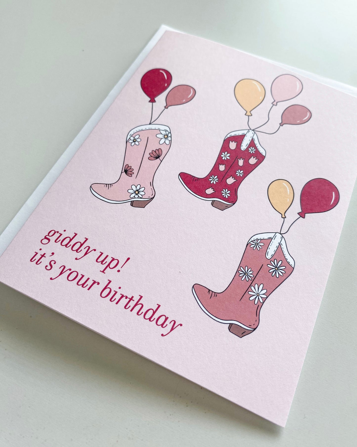 Cowgirl Birthday Greeting Card