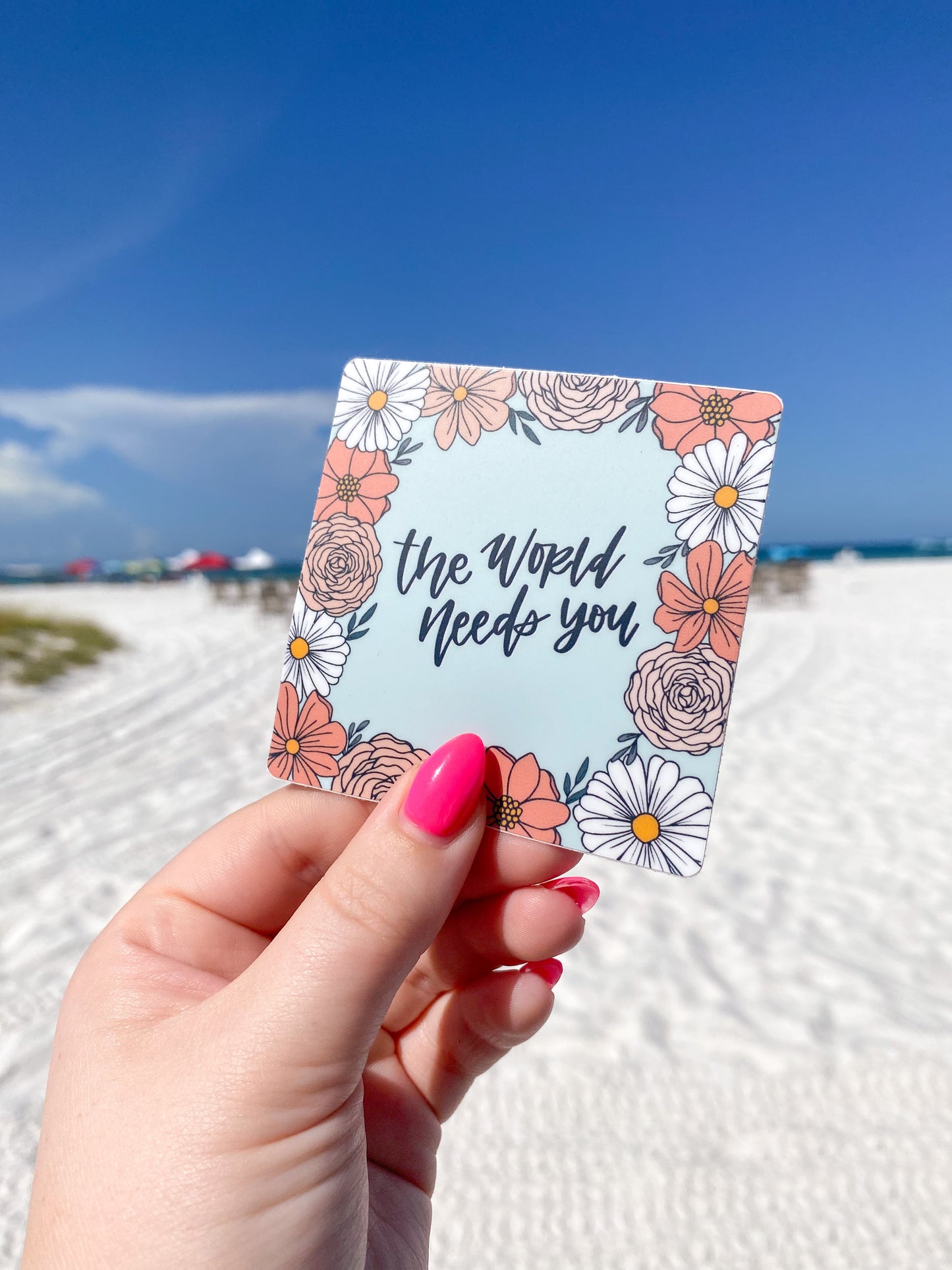 World Needs You Sticker