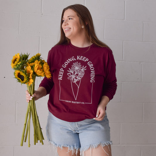 Keep Going, Keep Growing Tee