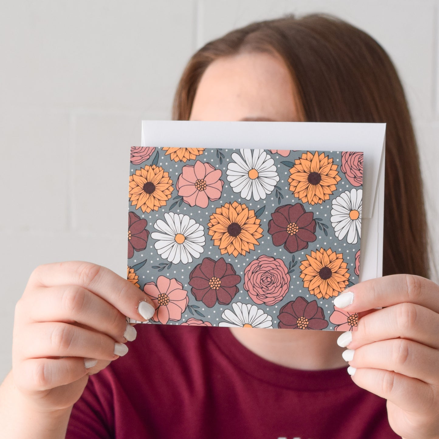 Fall Florals Boxed Card Set of 6