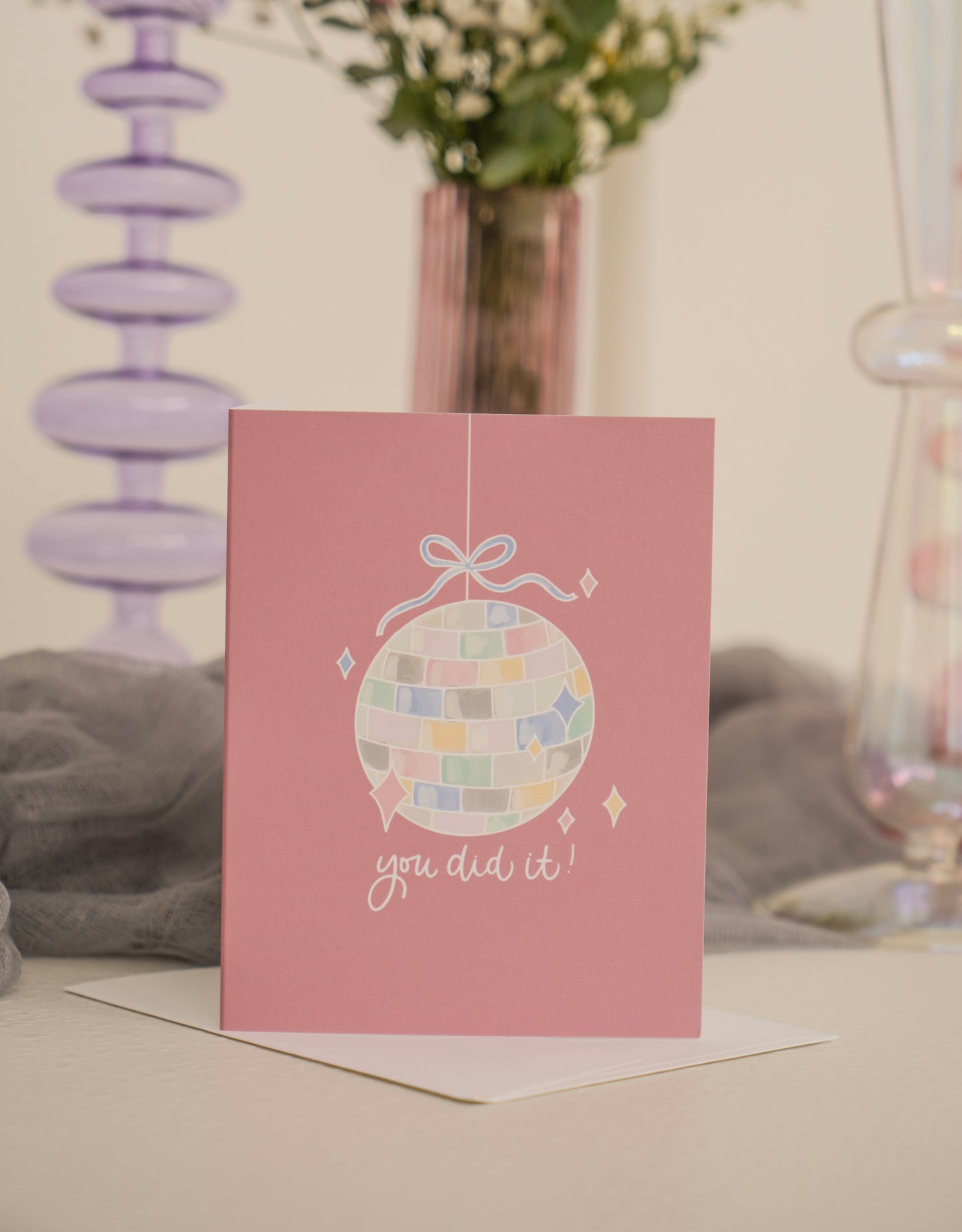 You Did It Disco Greeting Card