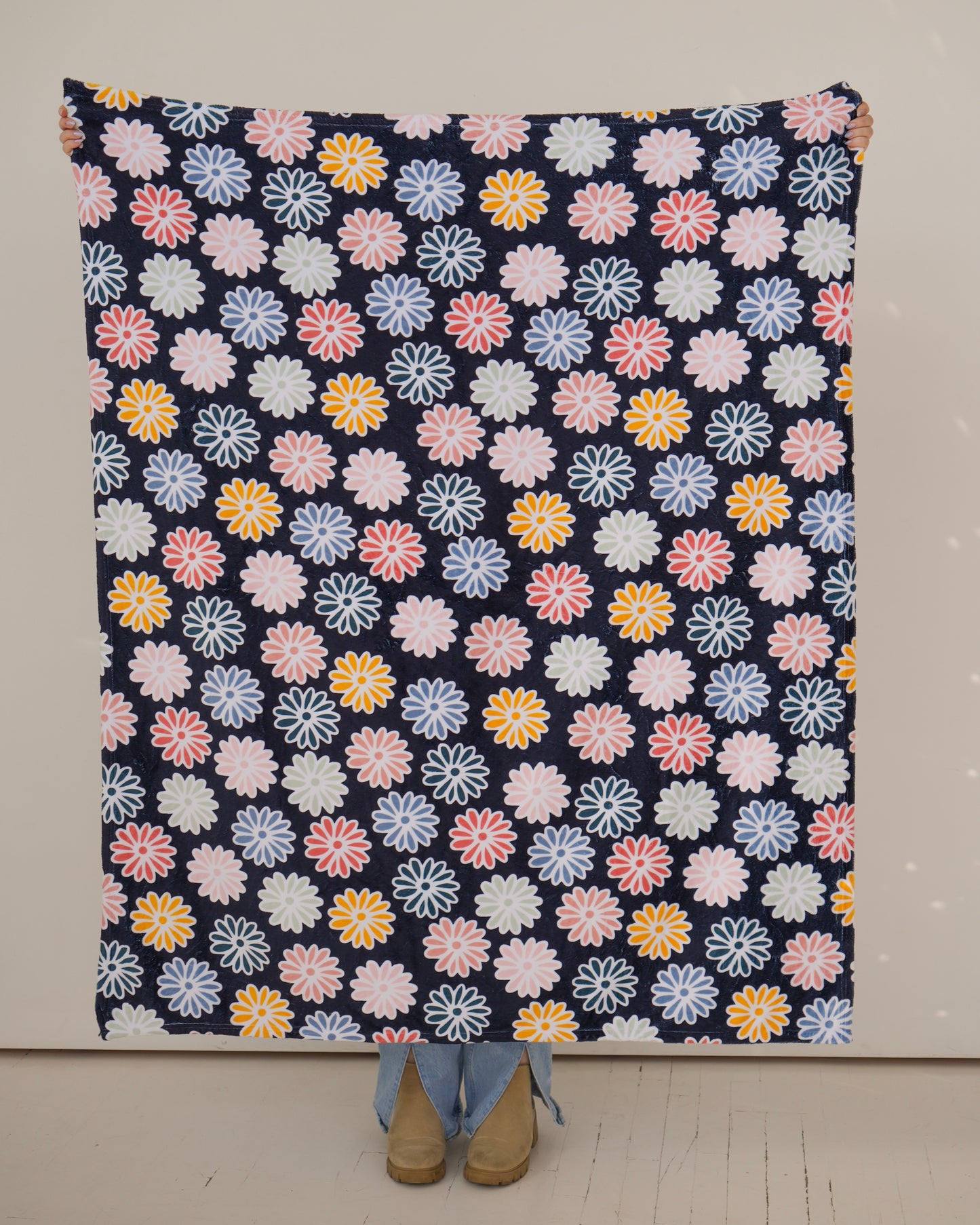 Colorful Daisy Soft Blanket