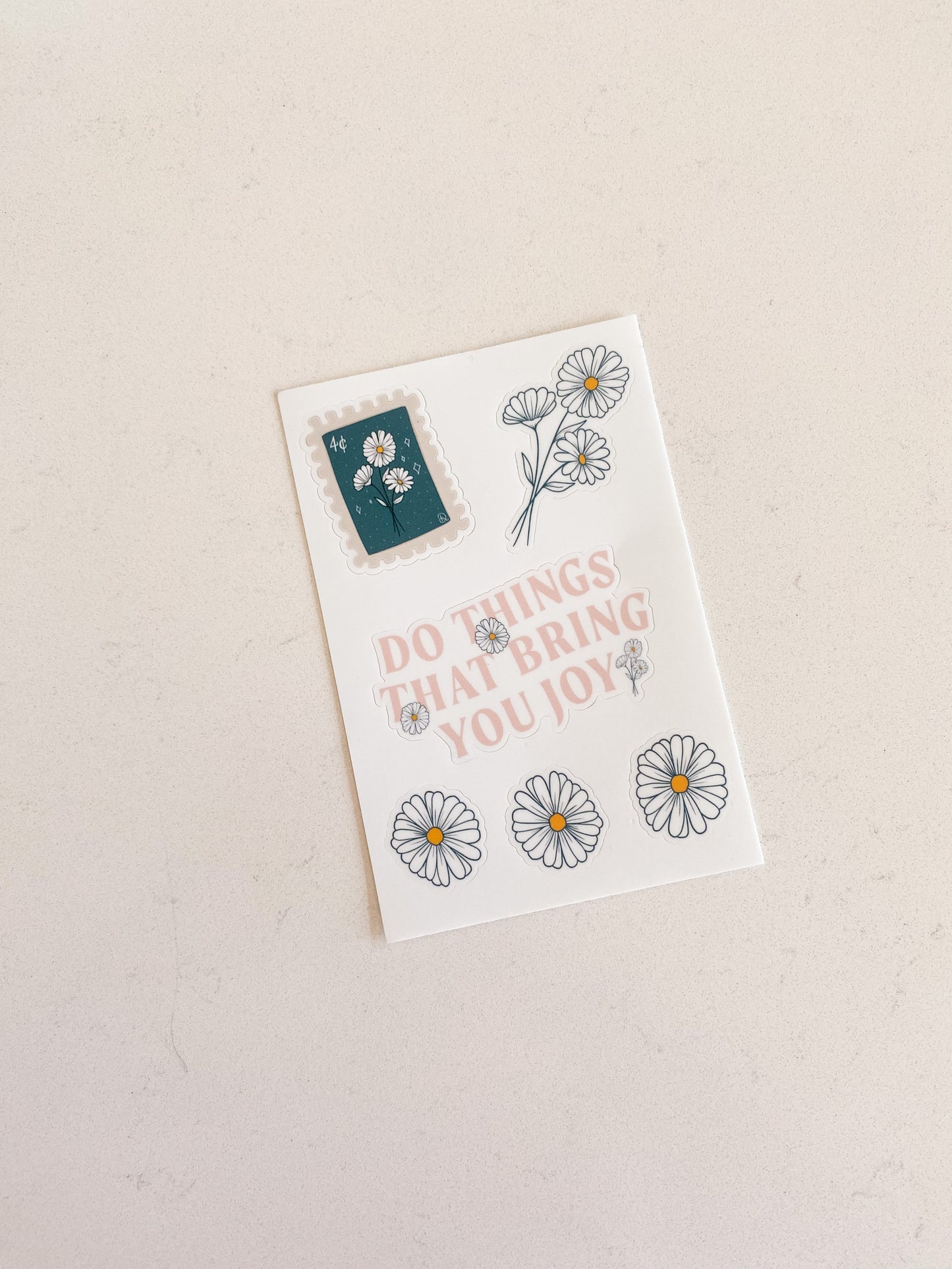 Daisy Sticker Sheet
