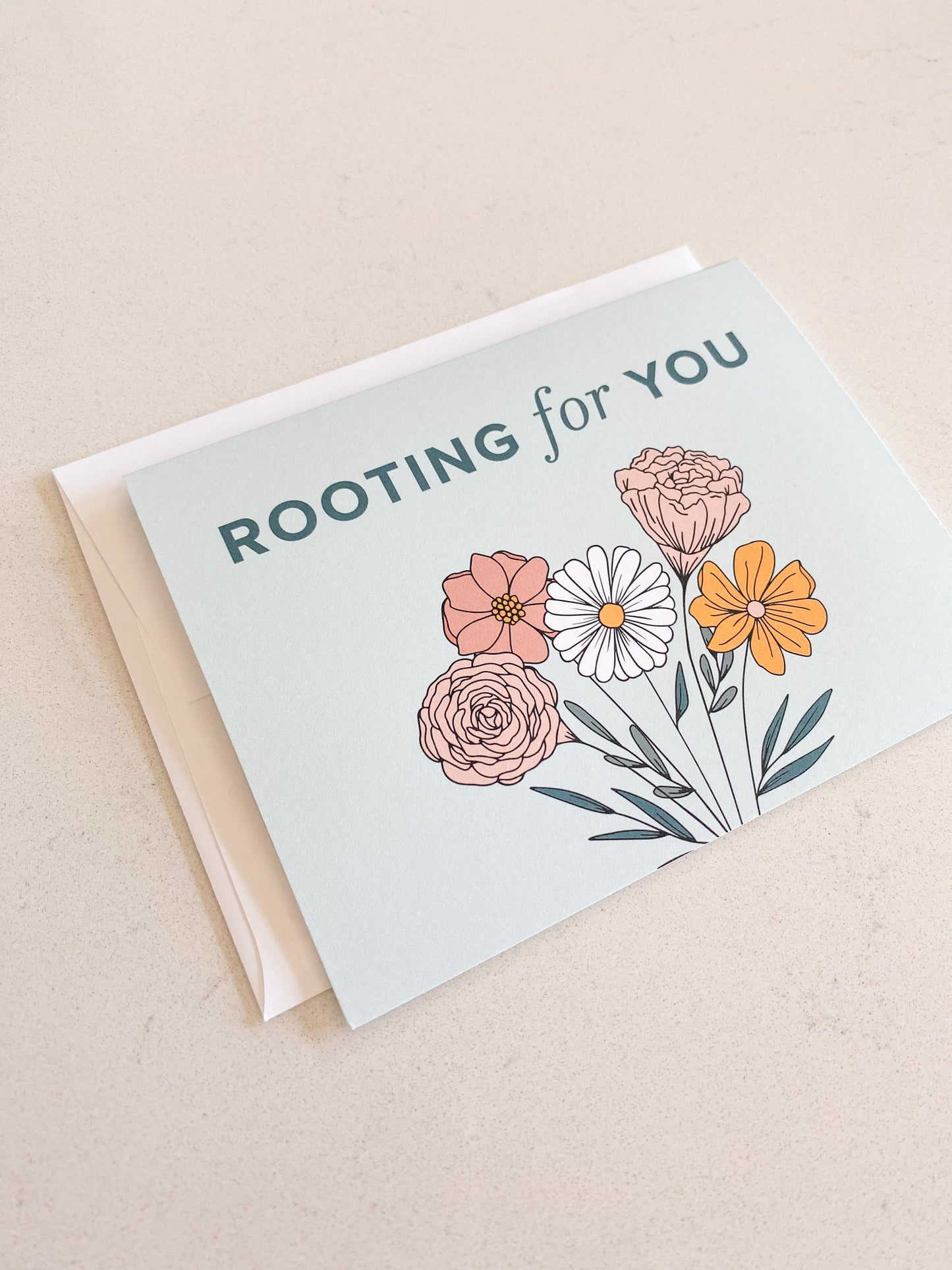 Rooting for You Greeting Card