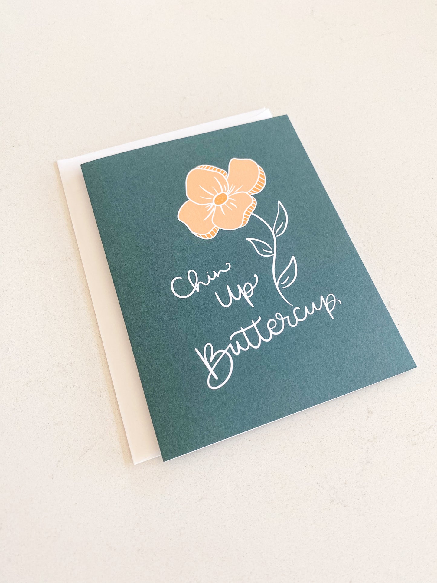 Chin Up Buttercup Greeting Card