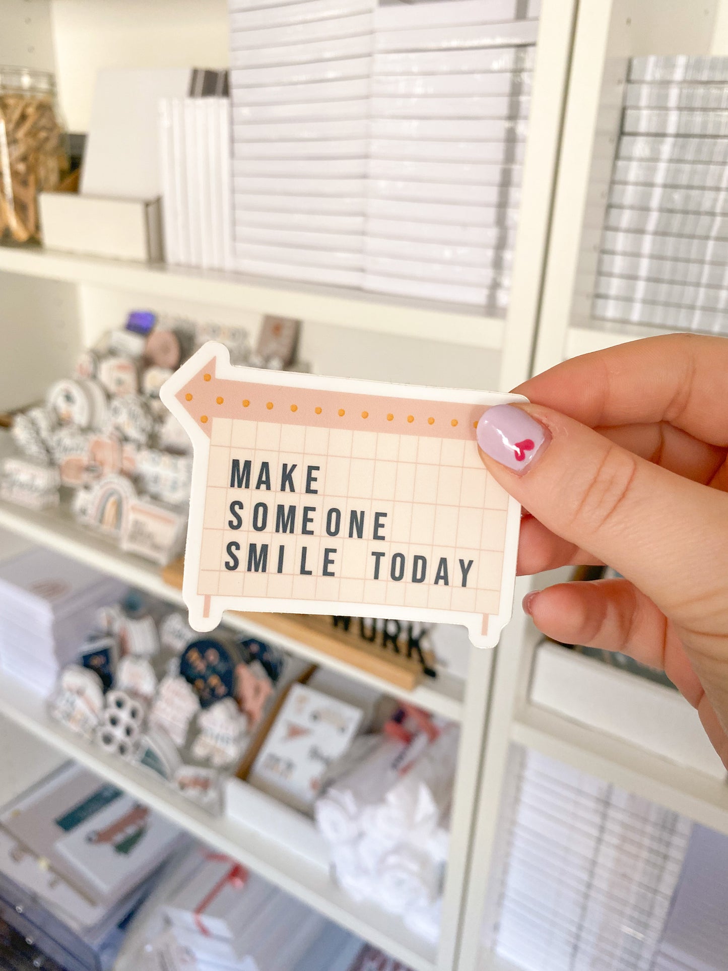 Make Someone Smile Today Sticker