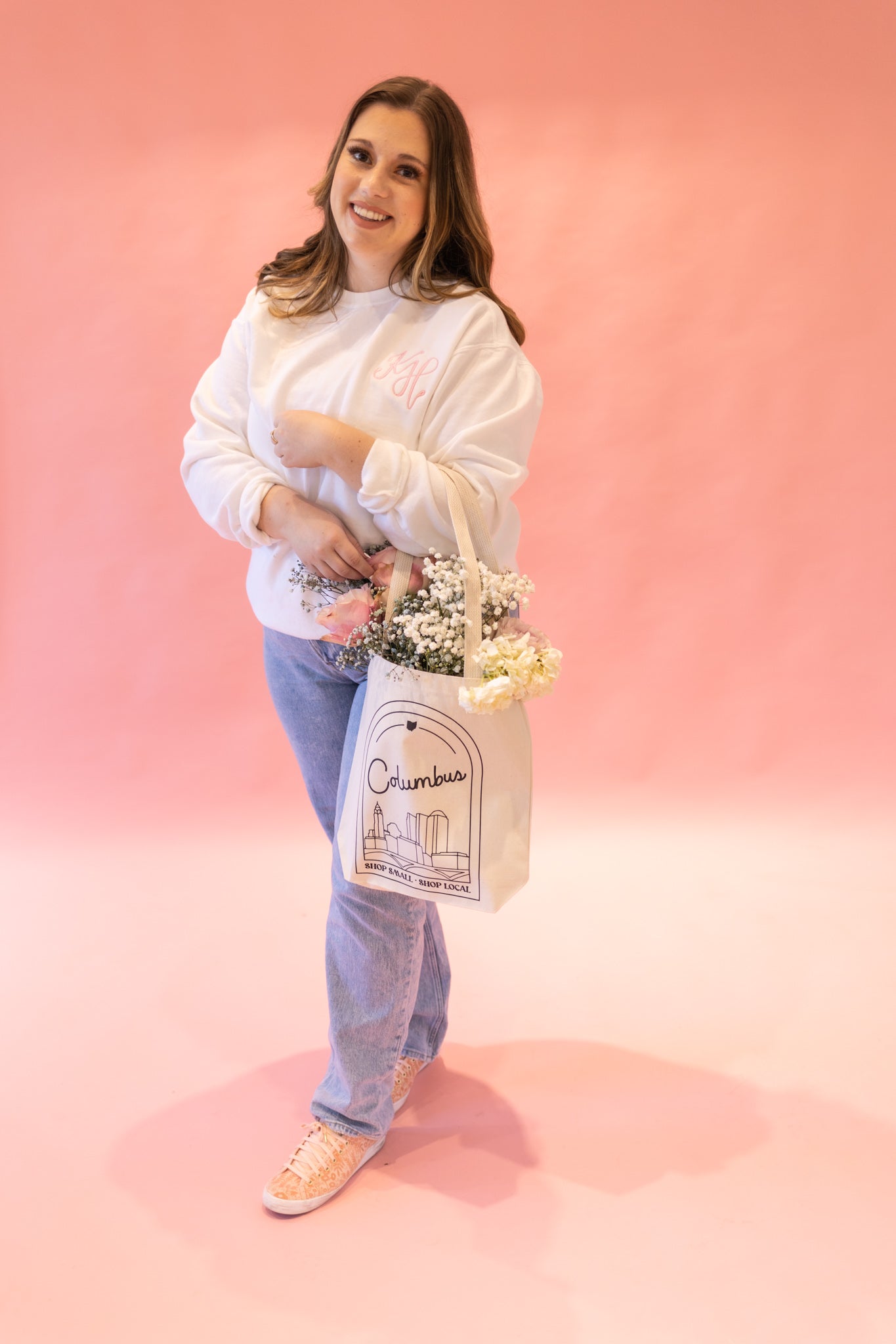 Columbus Canvas Tote Bag