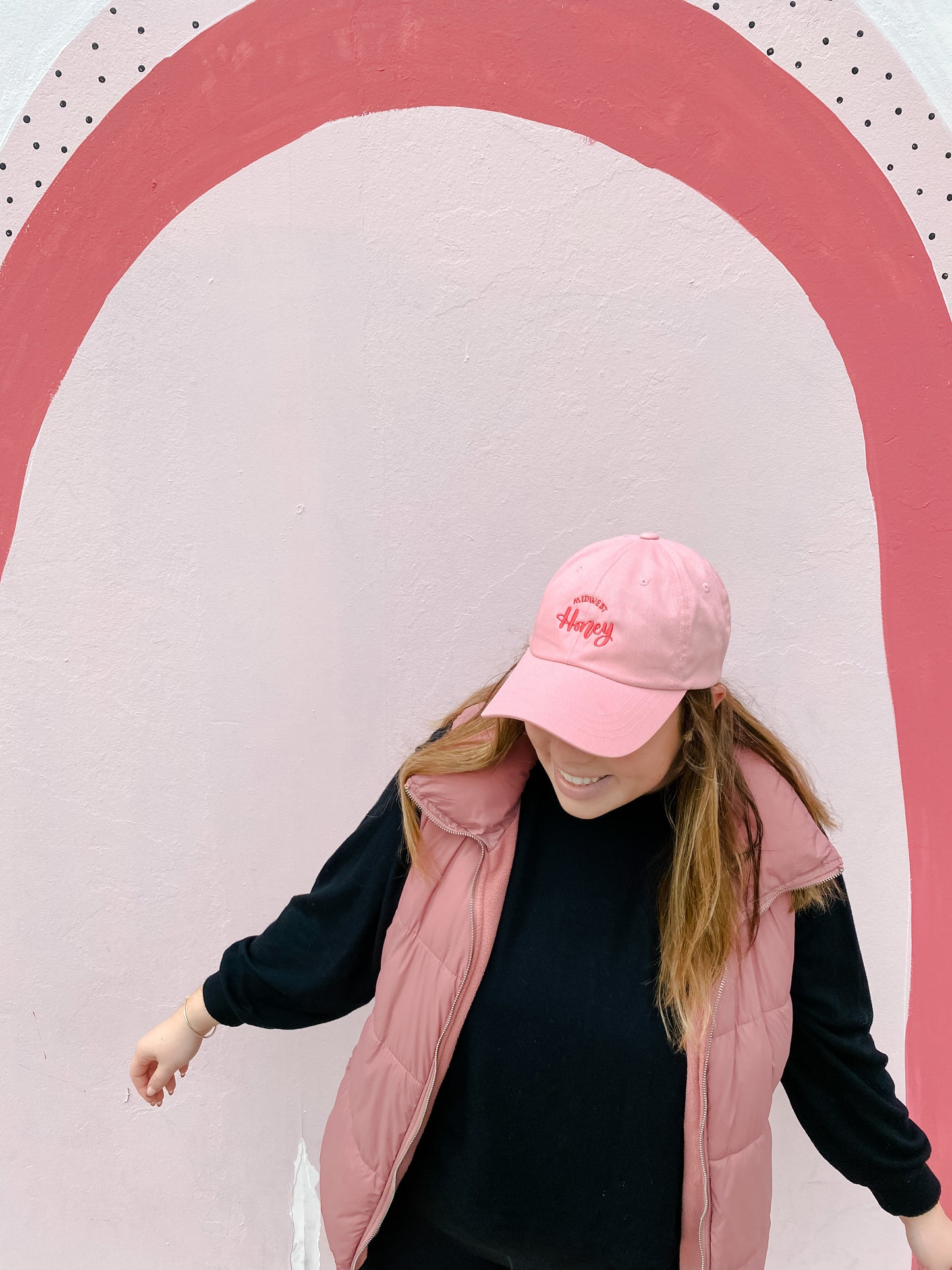 Midwest Honey Embroidered Adjustable Hat