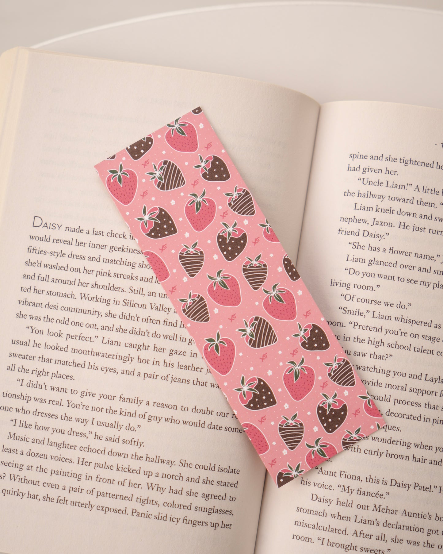 Chocolate Covered Strawberries Bookmark