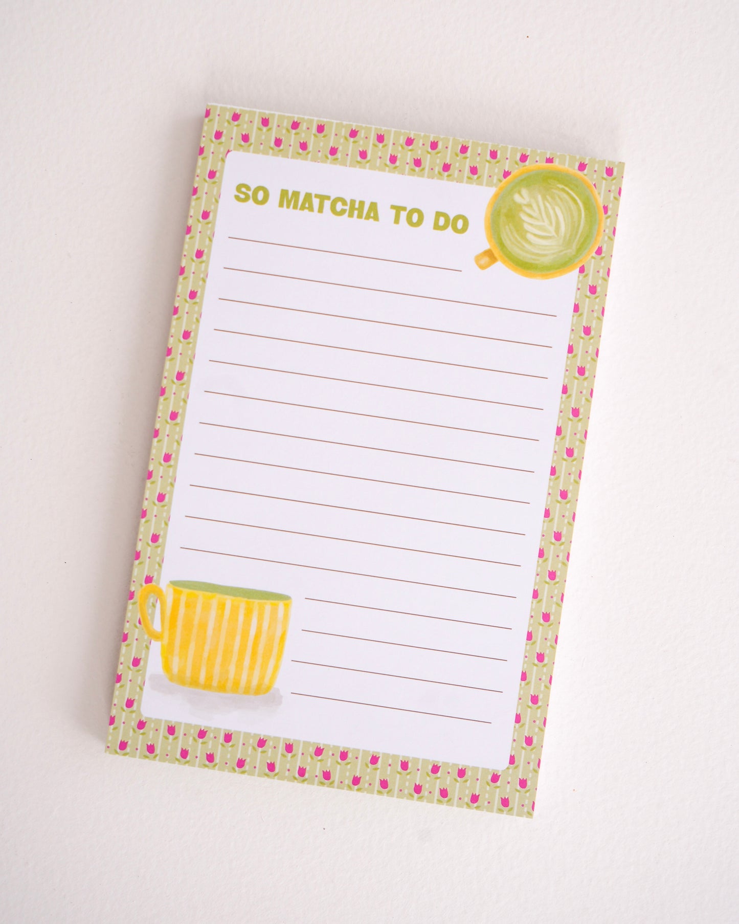 So Matcha To Do Matcha Notepad