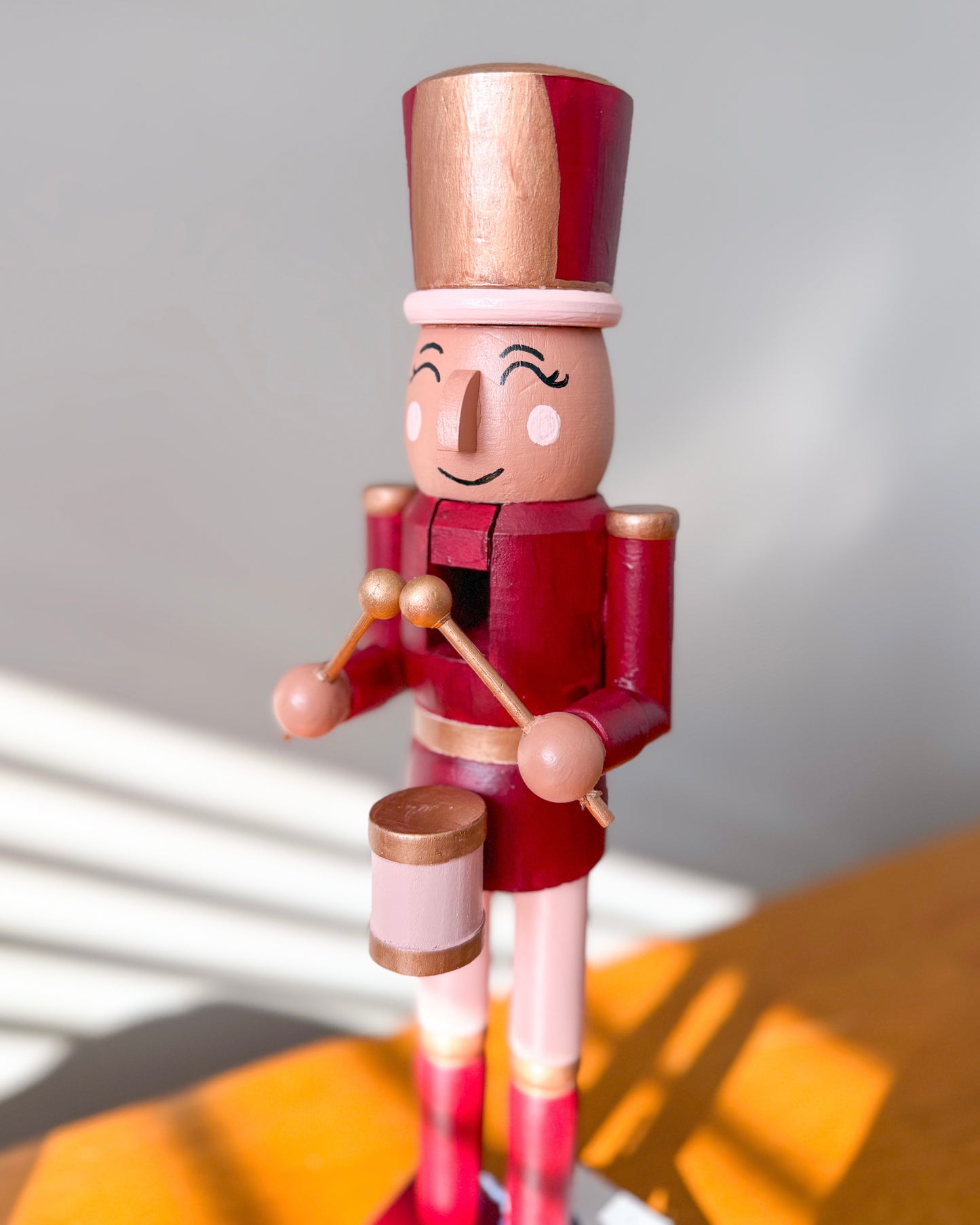 "Cranberry" Hand Painted Nutcracker - 14"