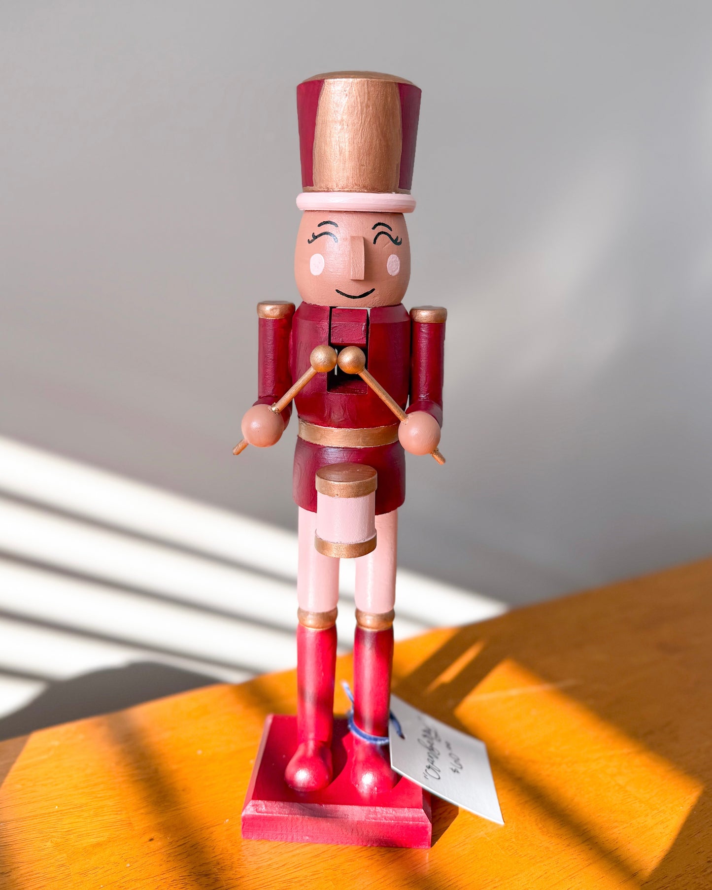 "Cranberry" Hand Painted Nutcracker - 14"
