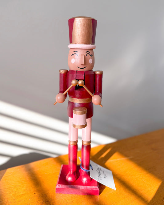 "Cranberry" Hand Painted Nutcracker - 14"