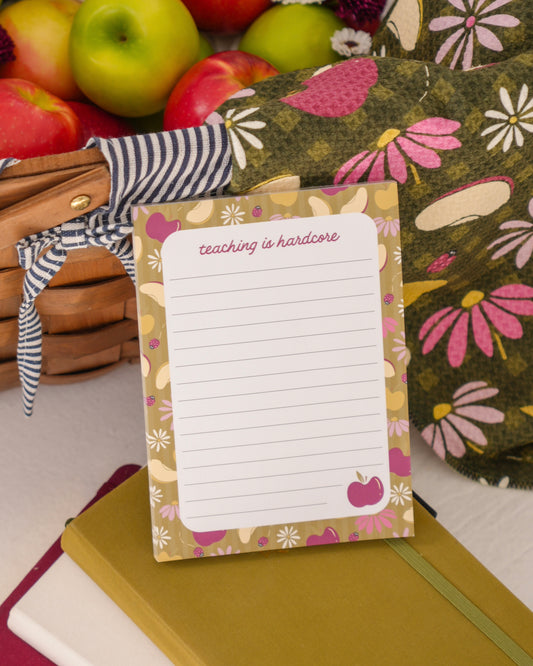 Teaching is Hardcore Apple Notepad