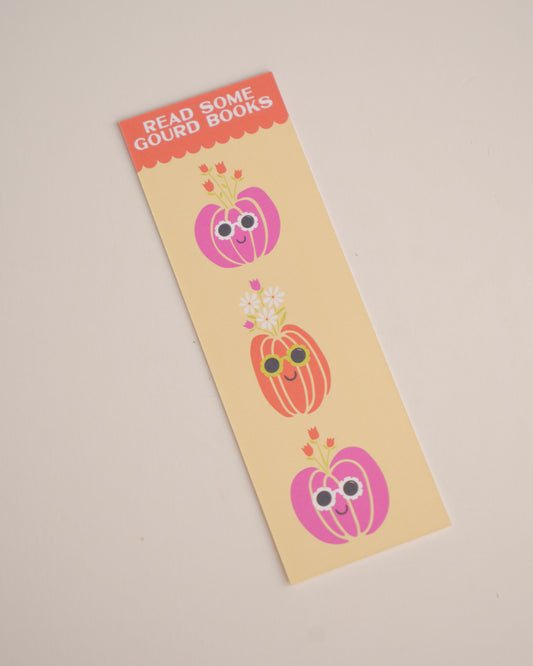 Read Some Gourd Books Pumpkin Bookmark
