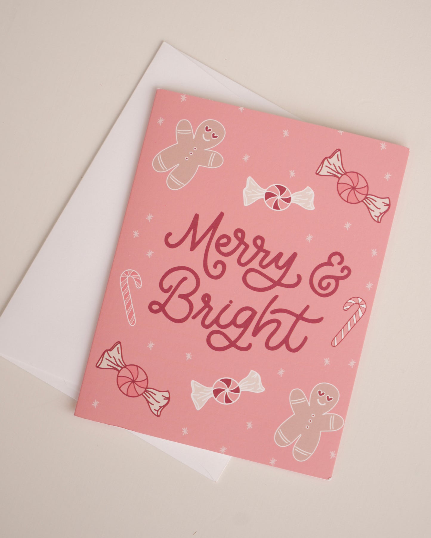 Merry & Bright Christmas Greeting Card