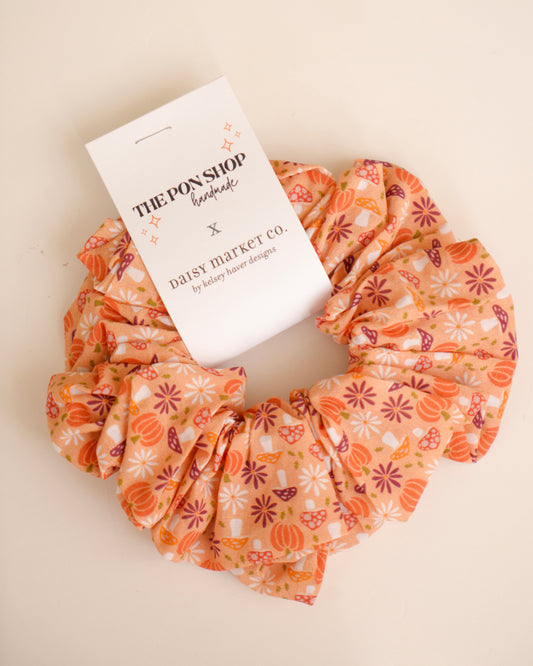 Pumpkin Oversized Scrunchie