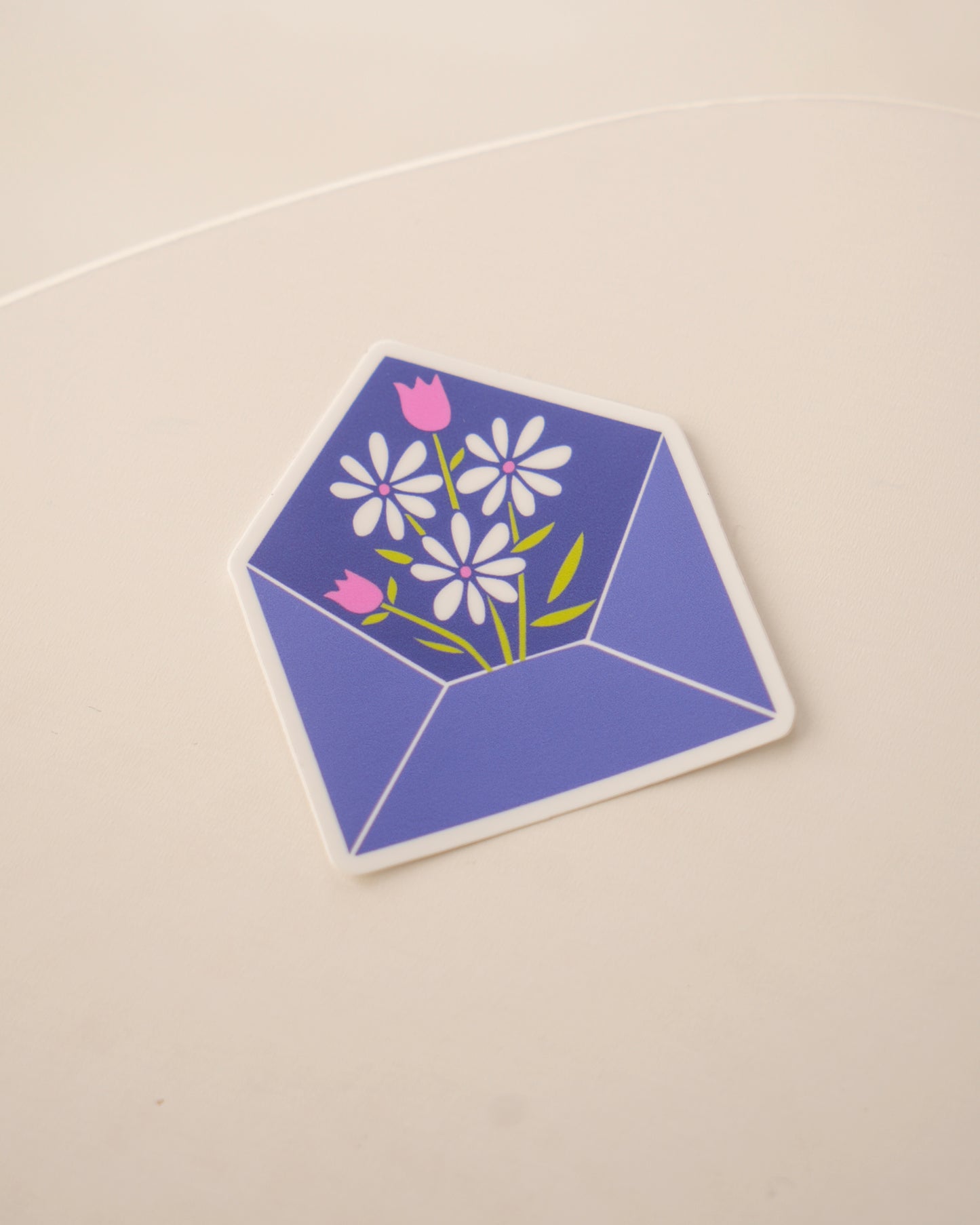 Floral Envelope Sticker - January Monthly Mini Collection