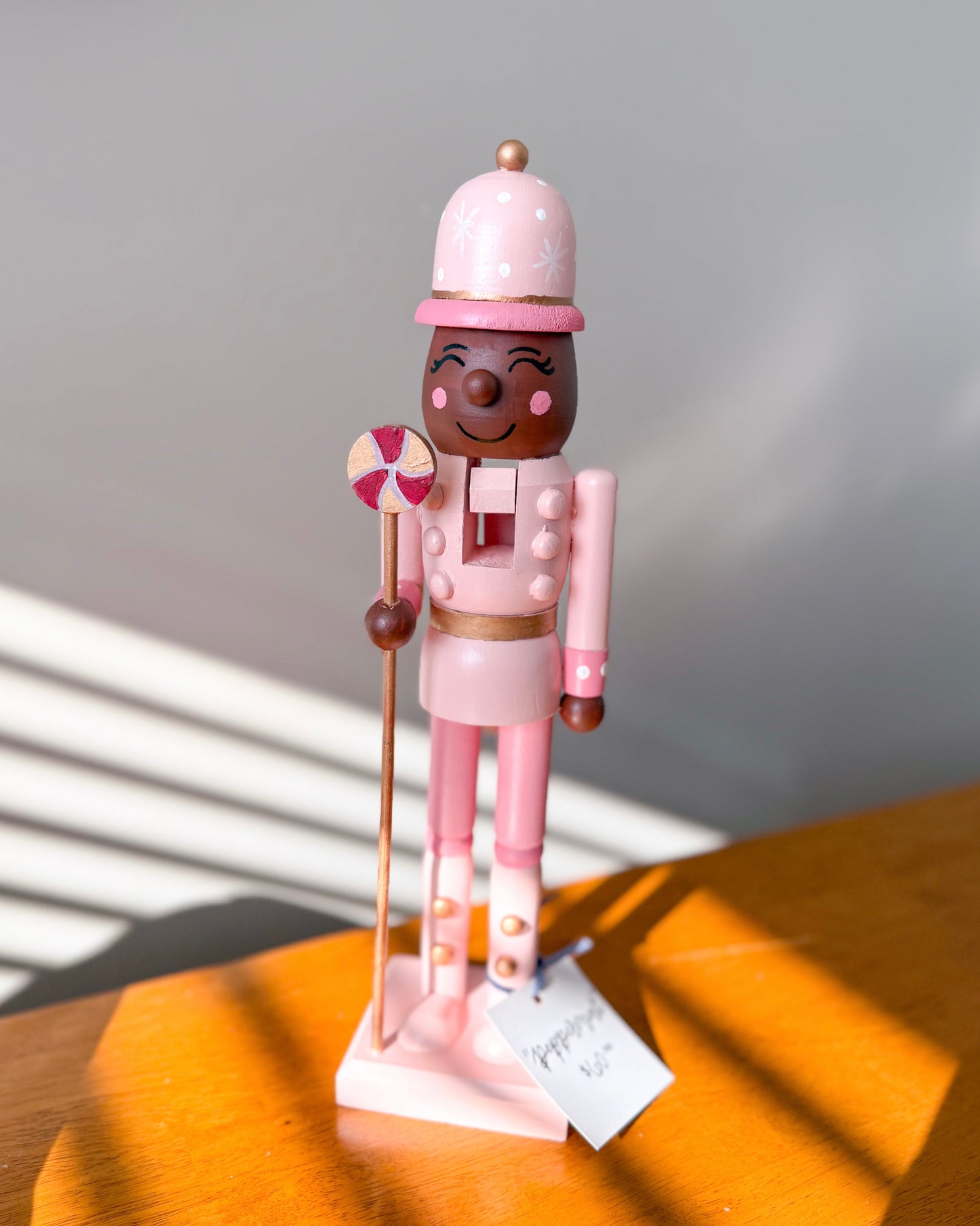 "Peppermint" Hand Painted Nutcracker - 14"