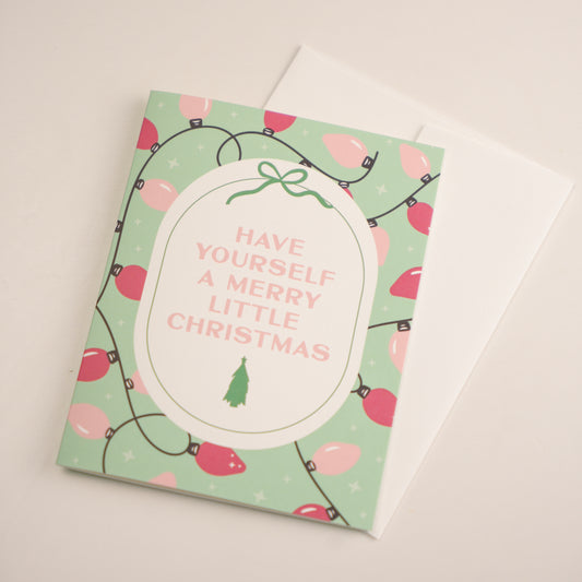 Merry Little Christmas Greeting Card