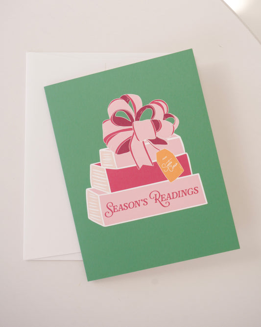 Season's Readings Christmas Greeting Card