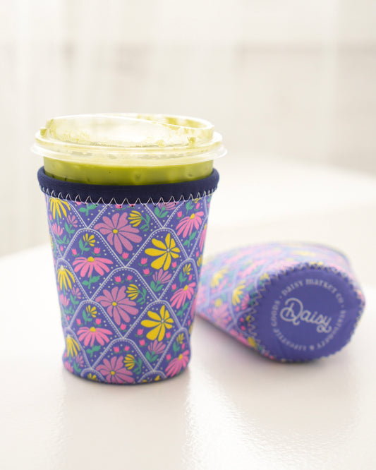 Bold Blooms Beverage Drink Sleeves