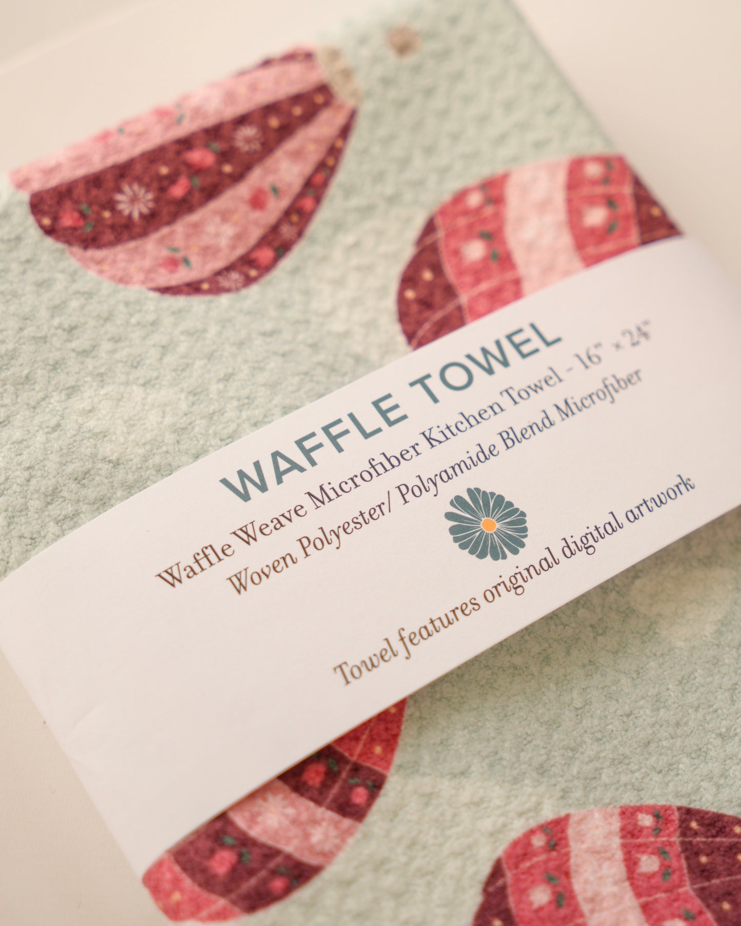 Love is in the Air Waffle Towel