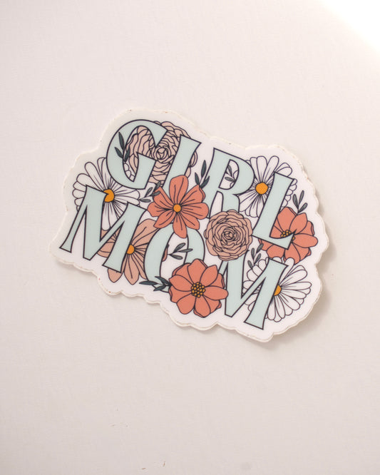 Girl Mom Sticker