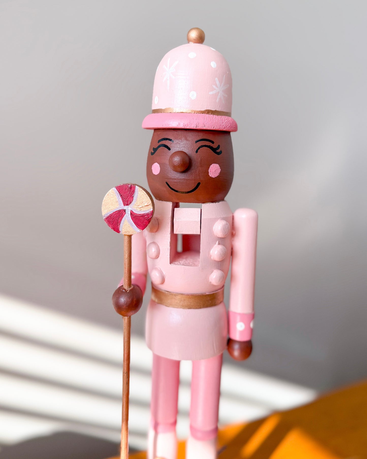 "Peppermint" Hand Painted Nutcracker - 14"