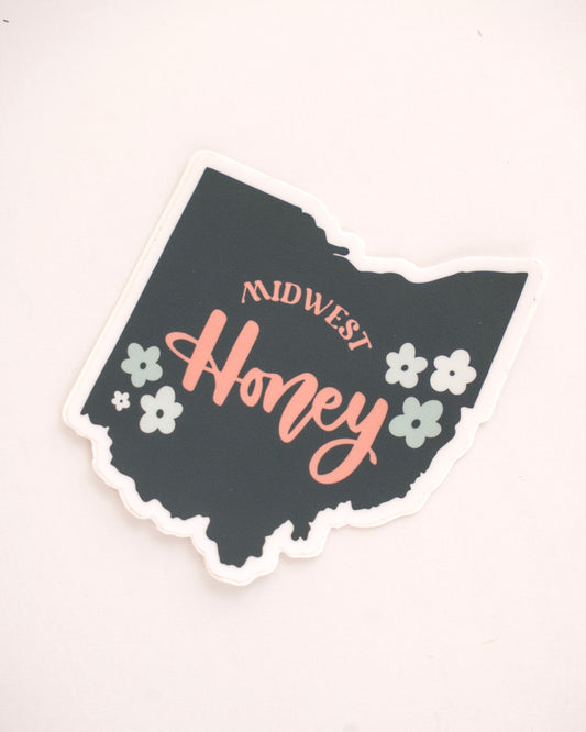 Midwest Honey Blue Sticker