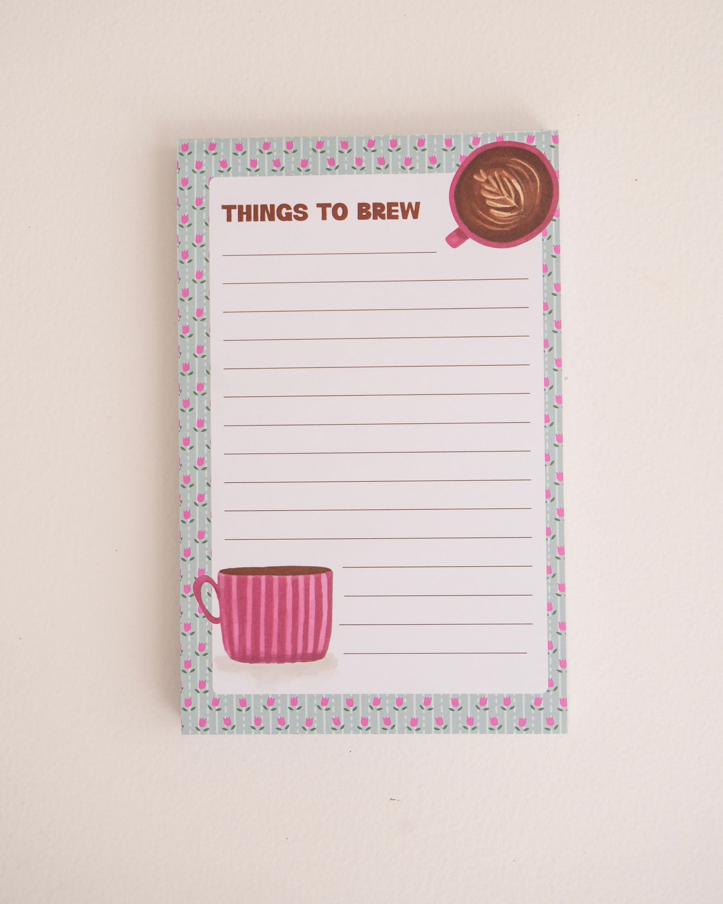 Things to Brew Coffee Notepad