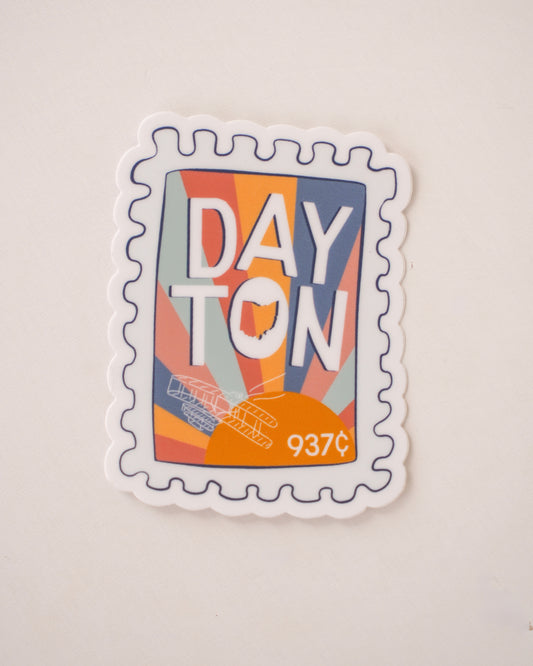 Dayton Stamp Sticker