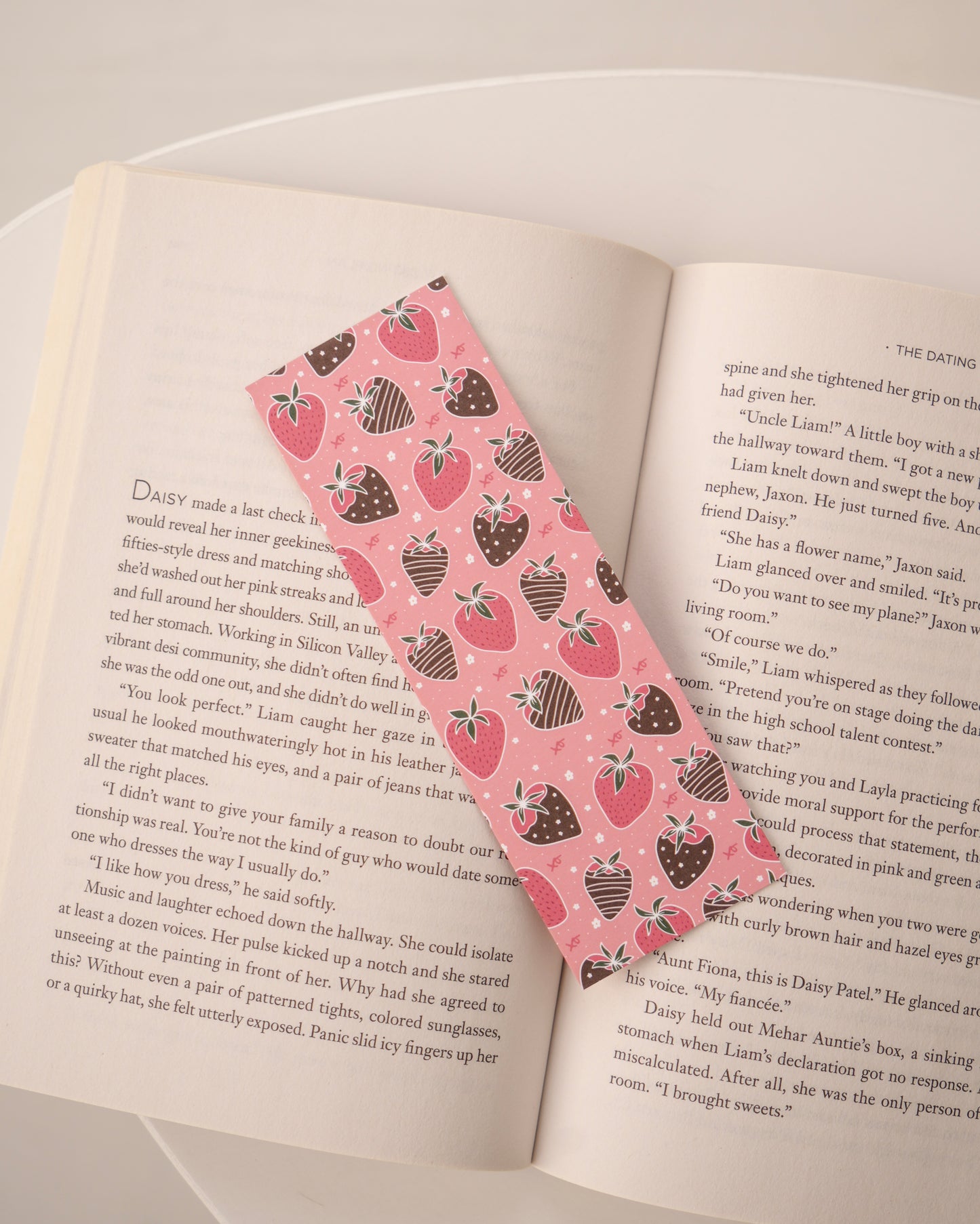 Chocolate Covered Strawberries Bookmark