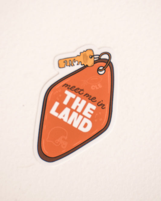 Meet Me in the Land Cleveland Sticker