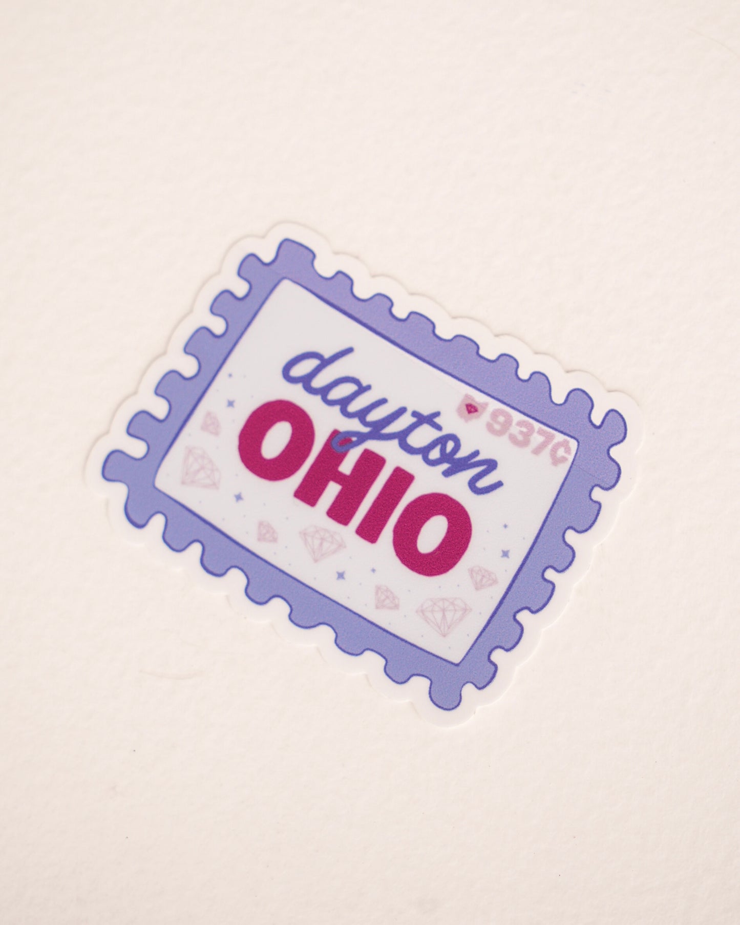 Dayton Gem City Stamp Sticker