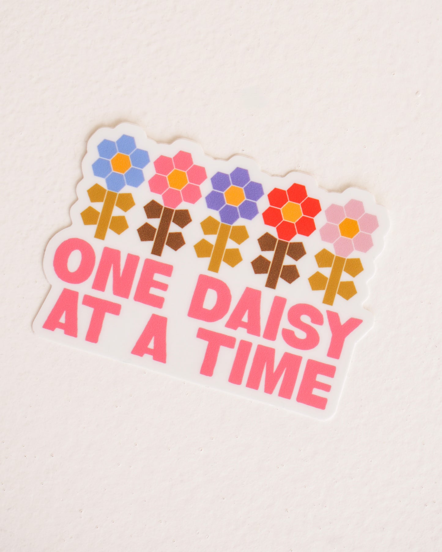 One Daisy at a Time Morning Blooms Sticker