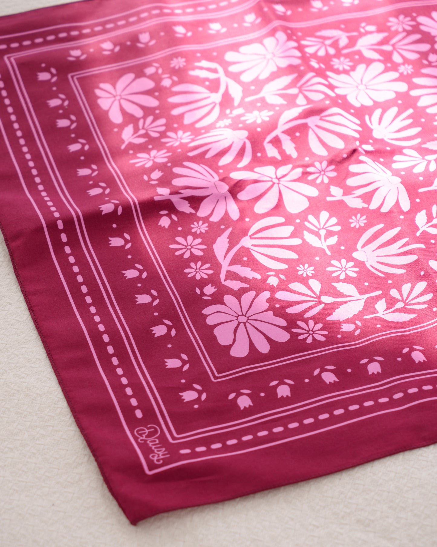 Floral Bandana - Choose Your Color