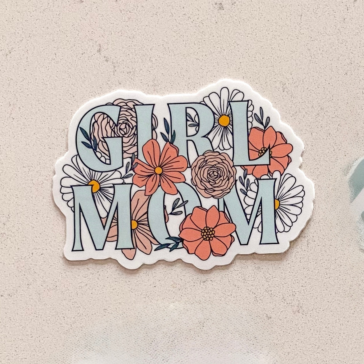 Girl Mom Sticker