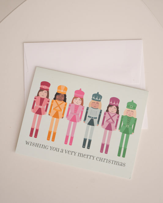 Nutcracker Christmas Greeting Card