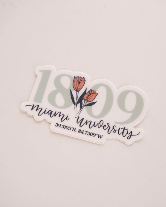 Miami University Sticker