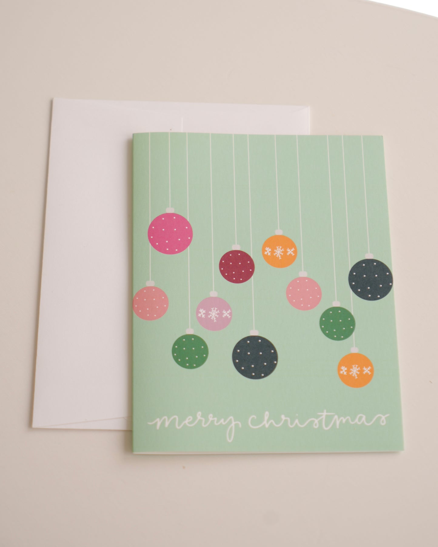 Christmas Ornaments Greeting Card