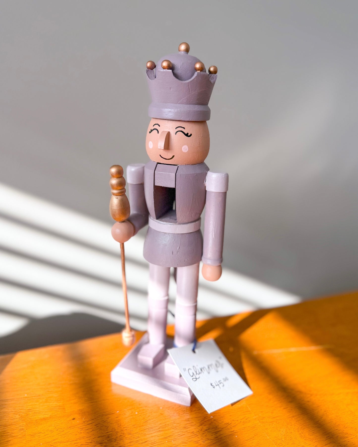 "Glimmer" Hand Painted Nutcracker - 12"