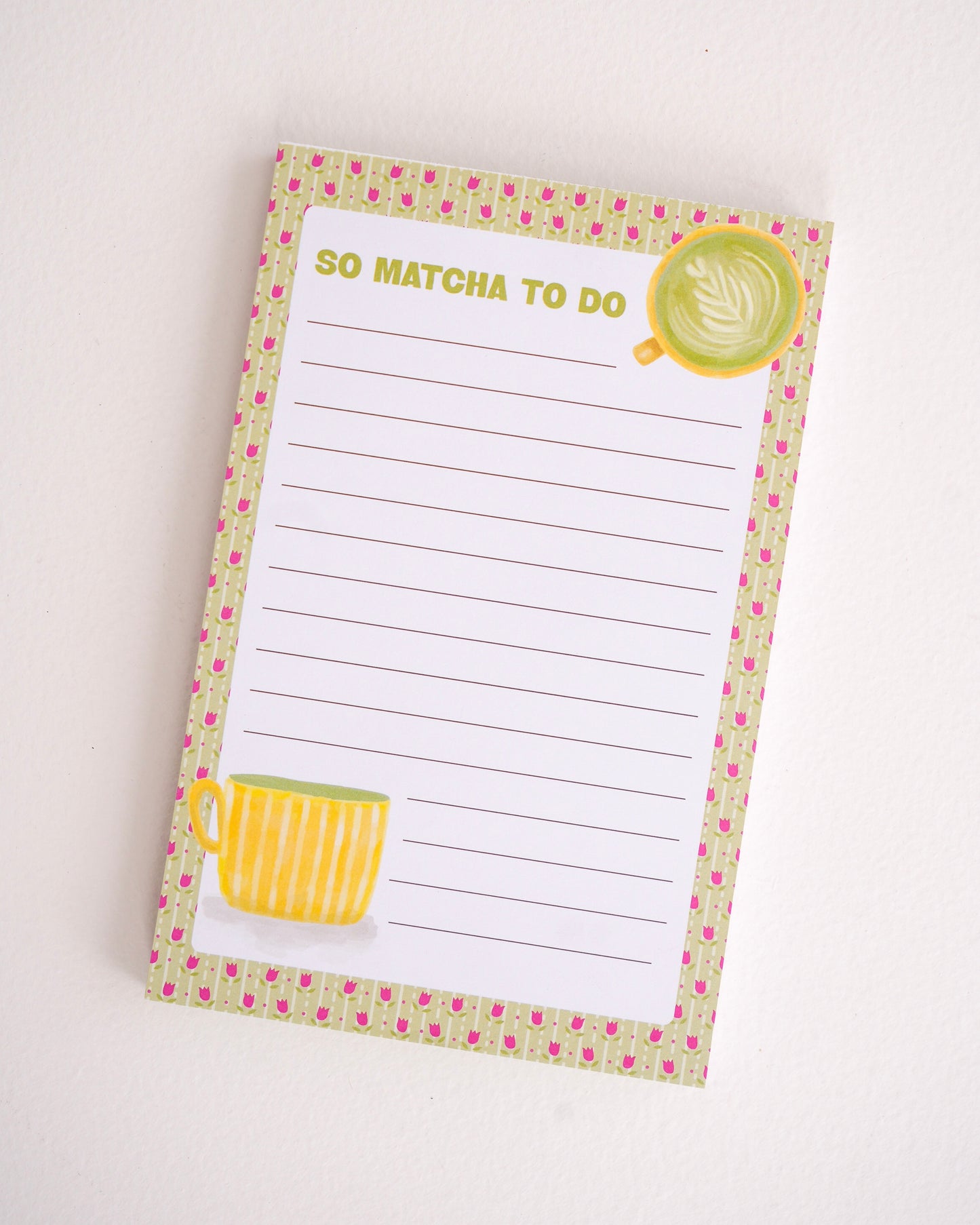 So Matcha To Do Matcha Notepad