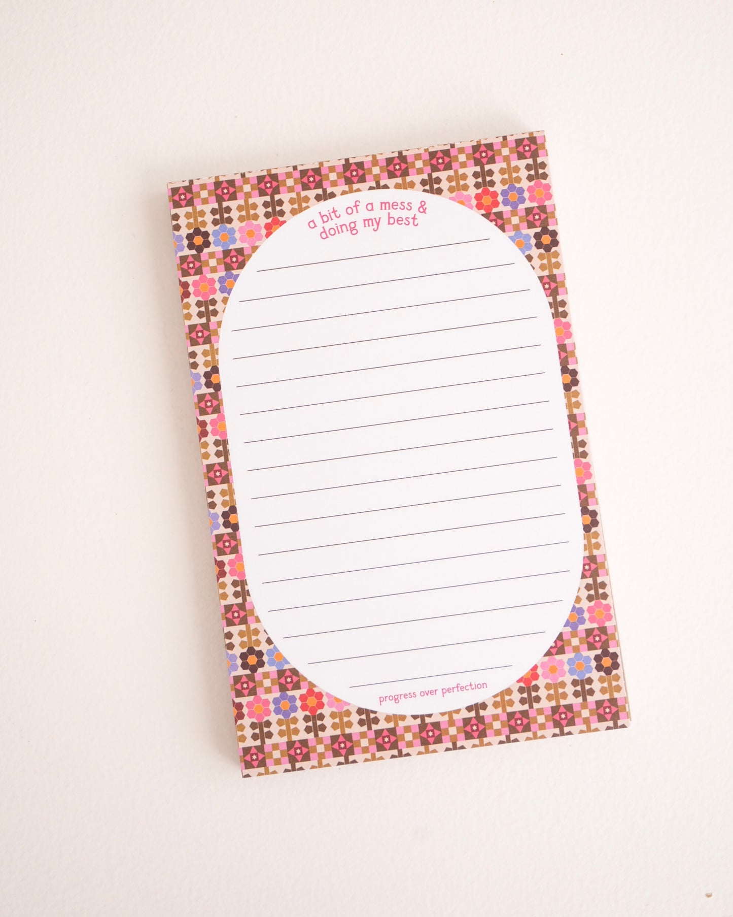Doing My Best Morning Blooms Notepad