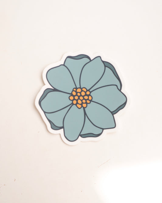 Blue Desert Marigold Sticker
