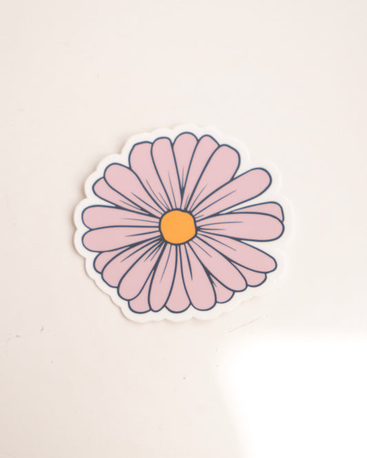 Purple Daisy Sticker