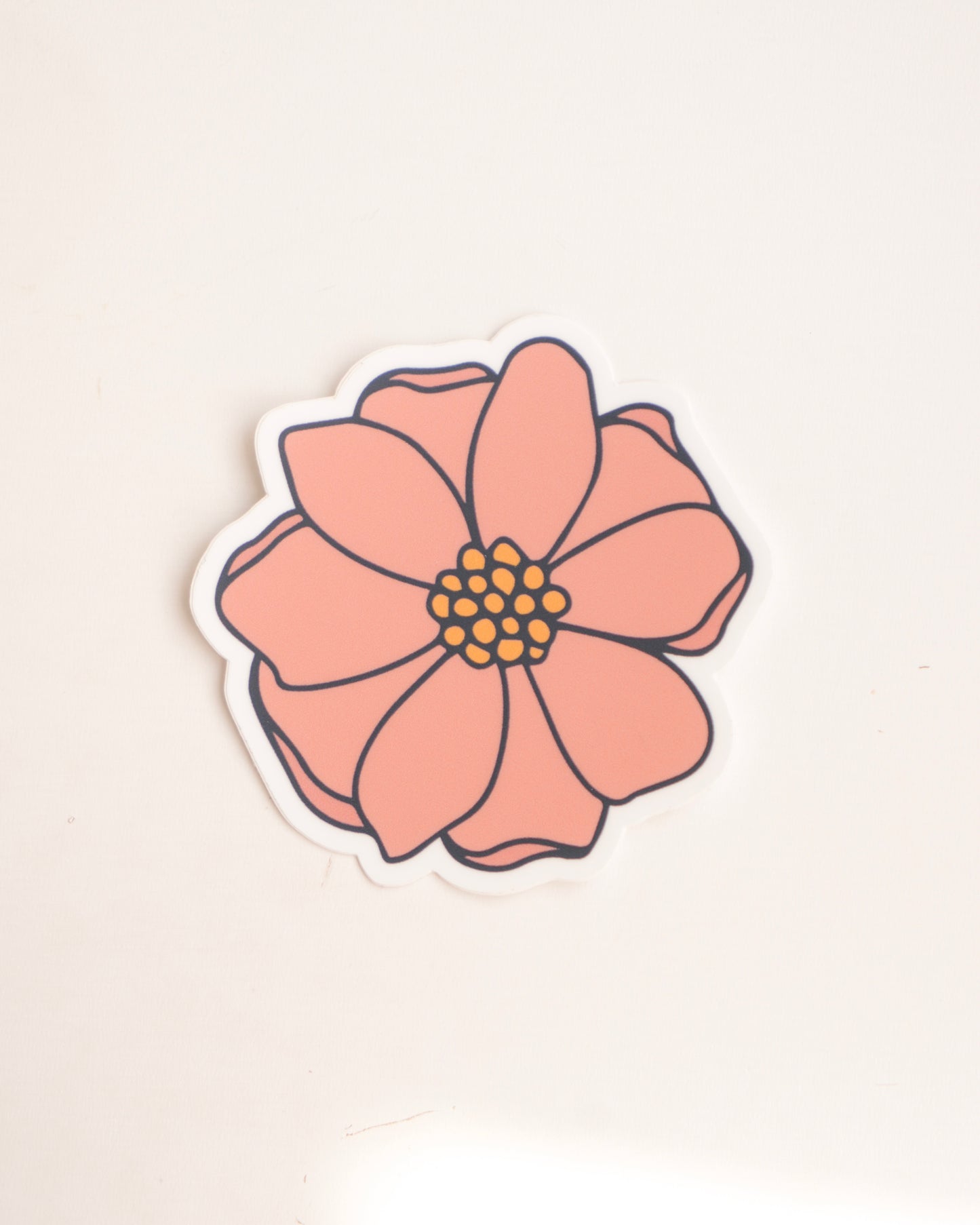 Pink Desert Marigold Sticker